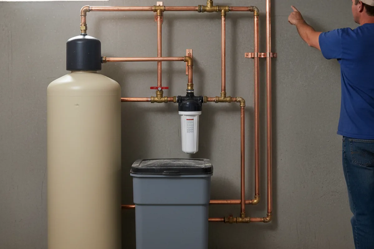Whole-house water treatment system installed in Floyd
